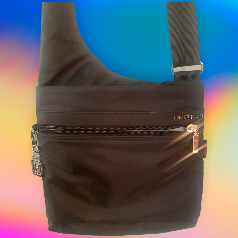 Hedgren Black Sputnik Crossbody Bag